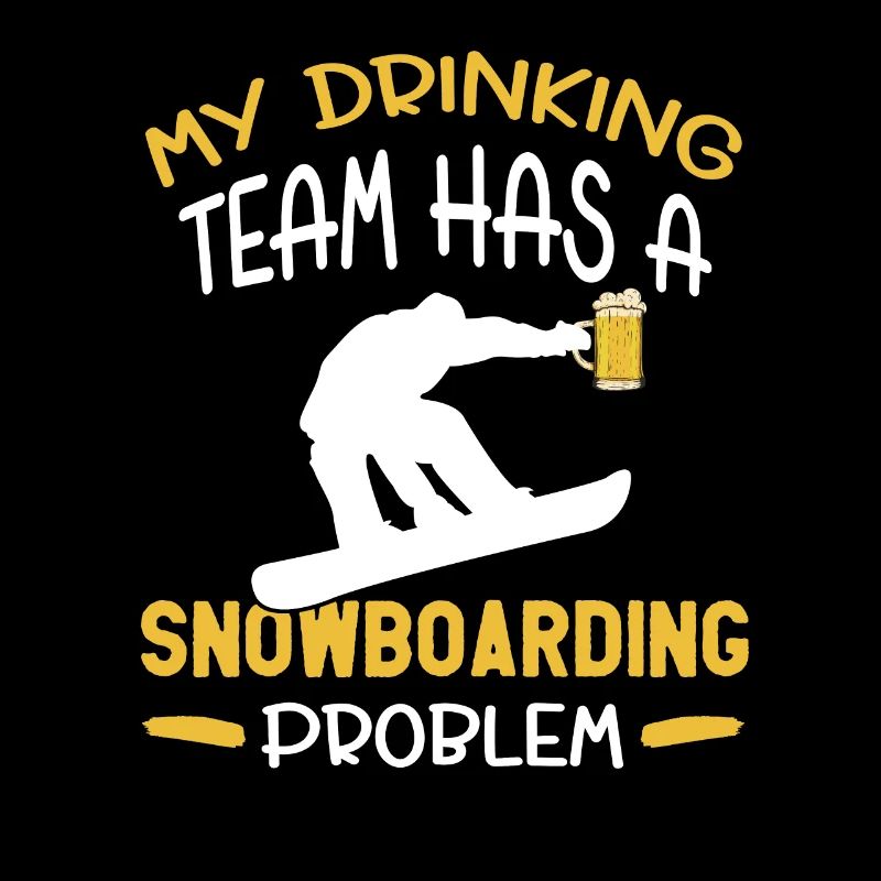 Mein Trinker-Team hat ein Snowboarding-Problem