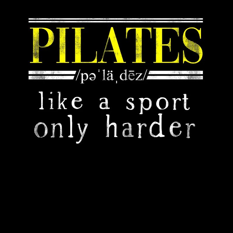 Lustige Übung Pilates Geschenk