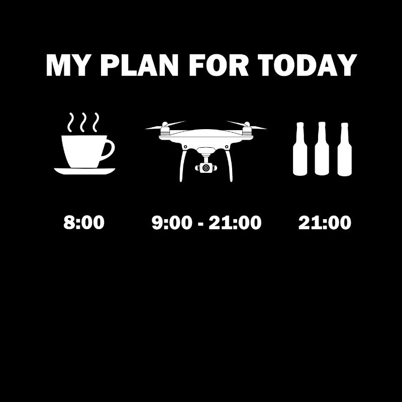 Drones Tag Plan Quadcopter FPV idée de bière