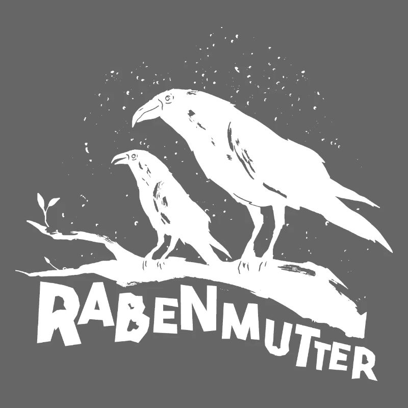 Rabenmutter Lustiger Spruch Mutter Mama Geschenk