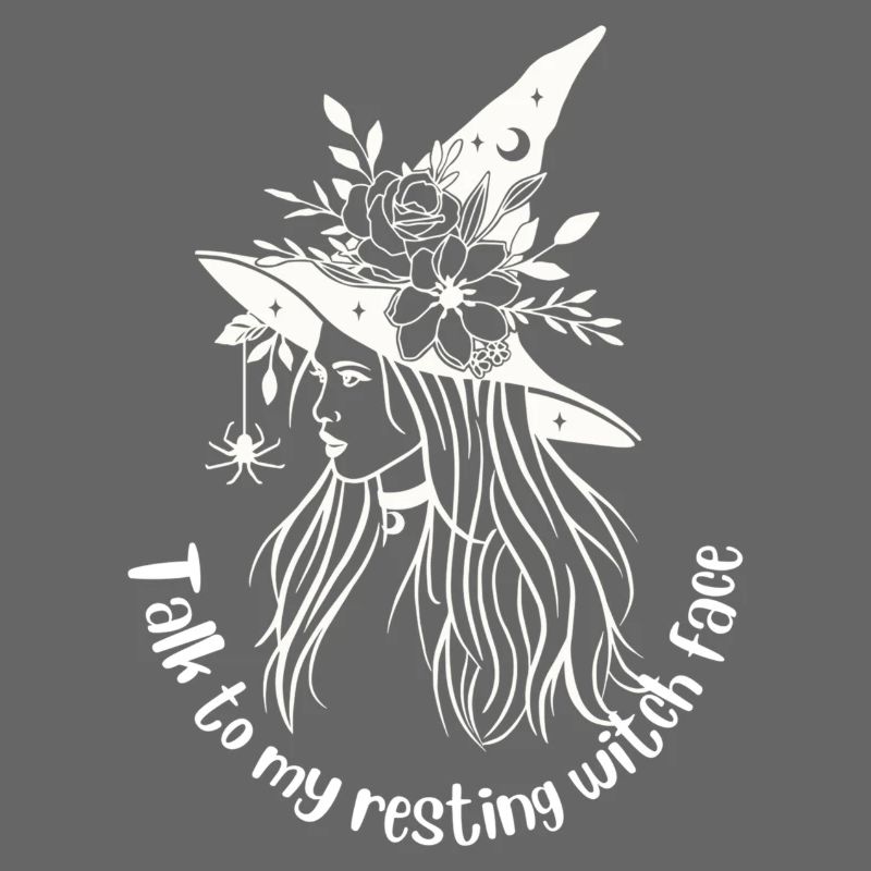 Resting Witch Faces weiss