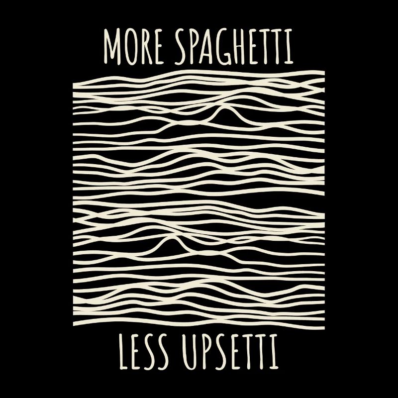 Pâtes drôles Plus de spaghettis moins d’upsetti