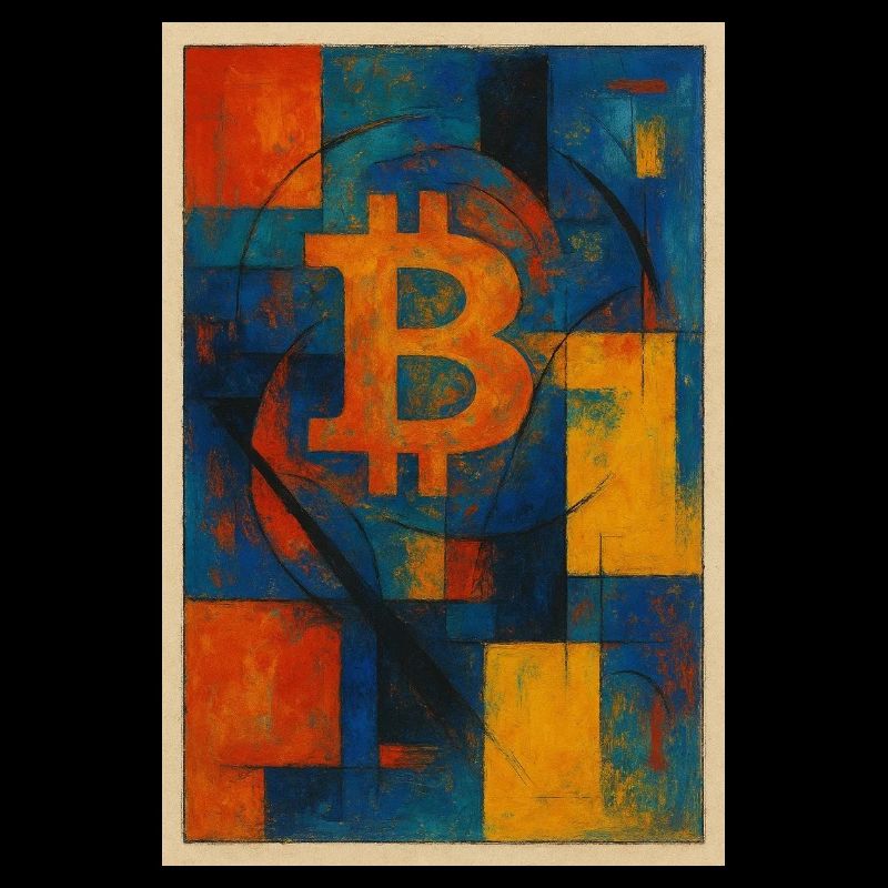 Bitcoin Meets Abstract Art