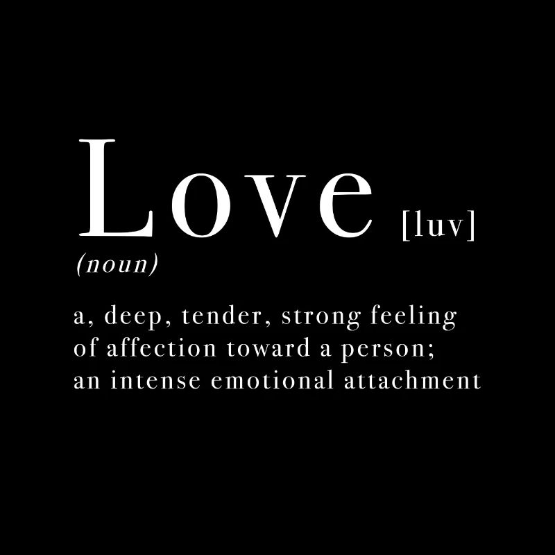 Liebe in Englisch mit Grammatik