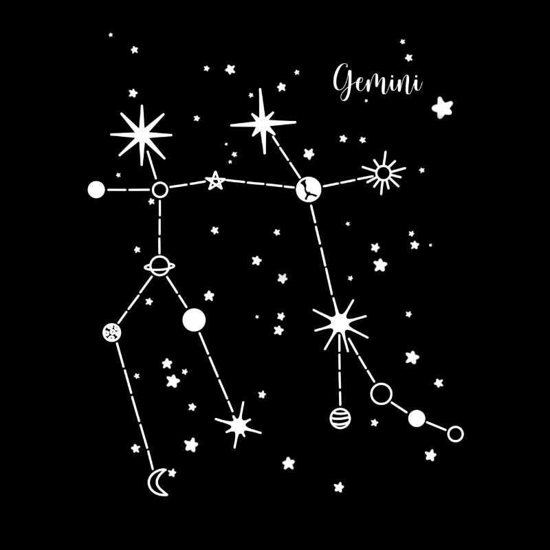 Zwilling / Gemini Sternzeichen, Himmel, Weltall
