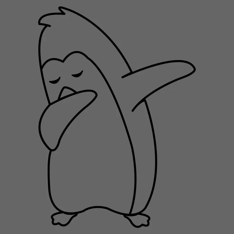 penguin dabbing