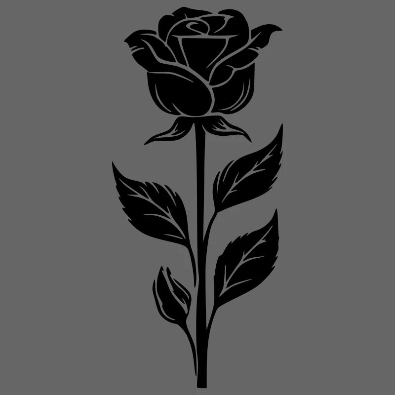 Schlichtes Rosendesign