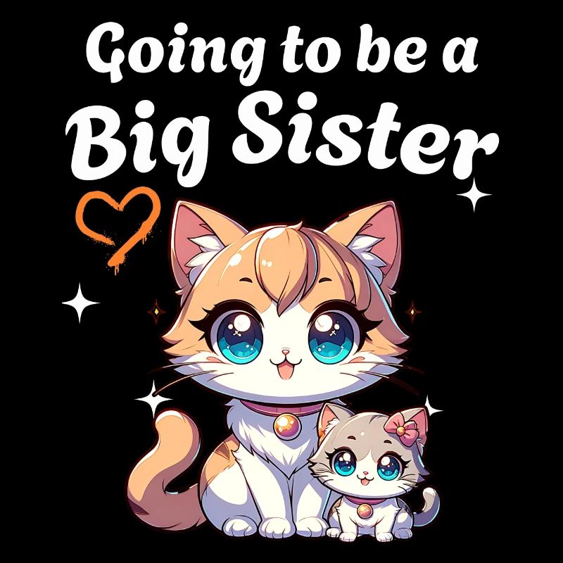 Werde eine große schwester süße Katzen