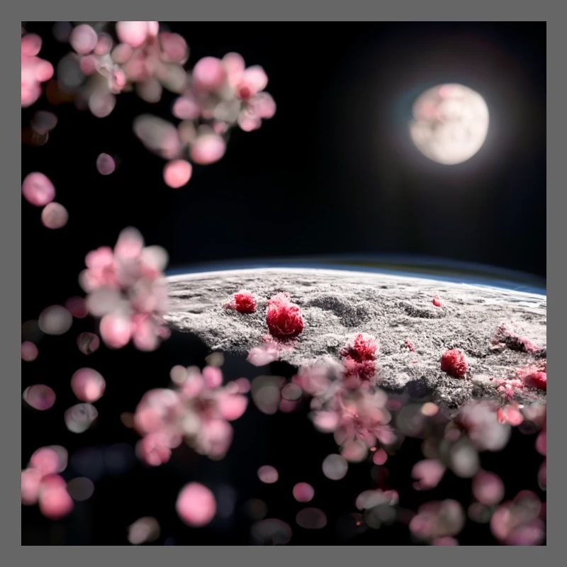 Cherry Tree on the Moon
