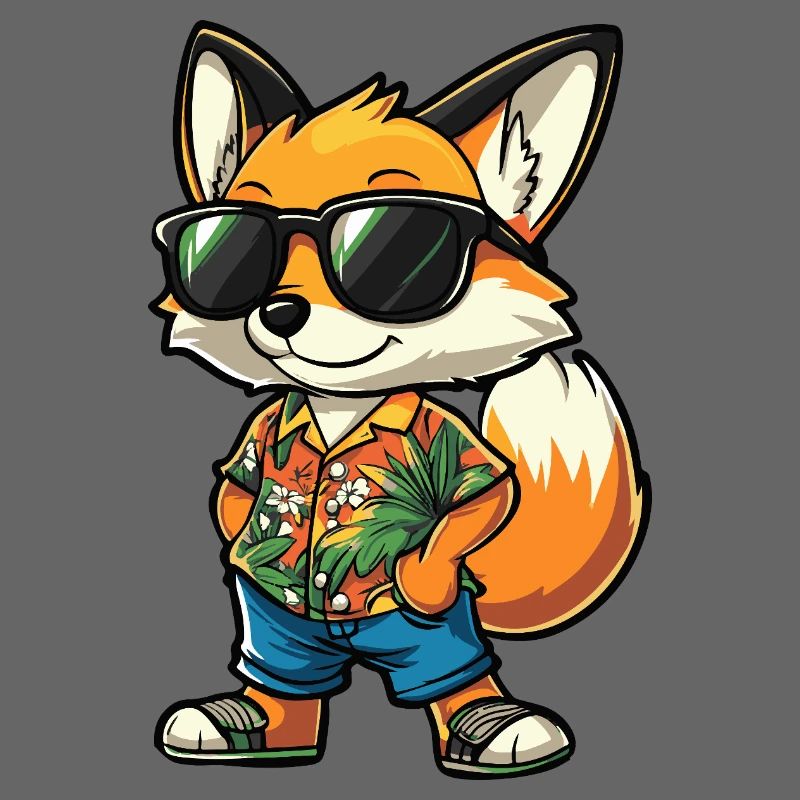 Fuchs Comic Cool Sommer
