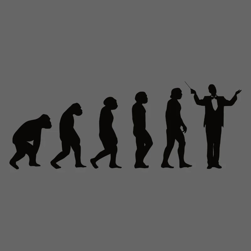Dirigenten Evolution Musik Musiker Band Dirigent