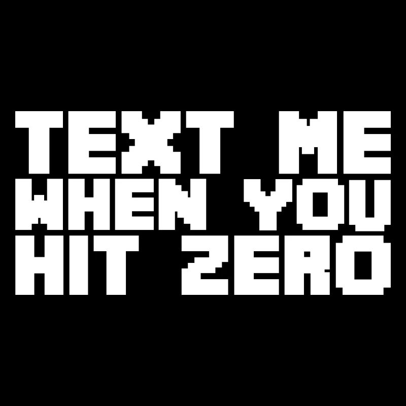 Envoyez-moi un texto lorsque vous atteignez zéro