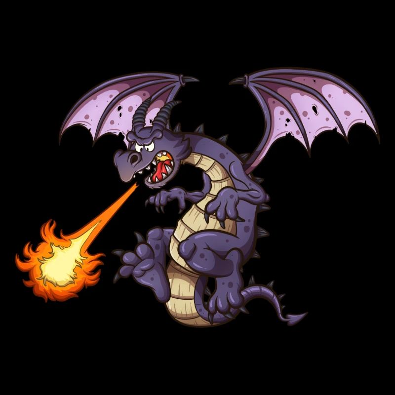Wütender Drache