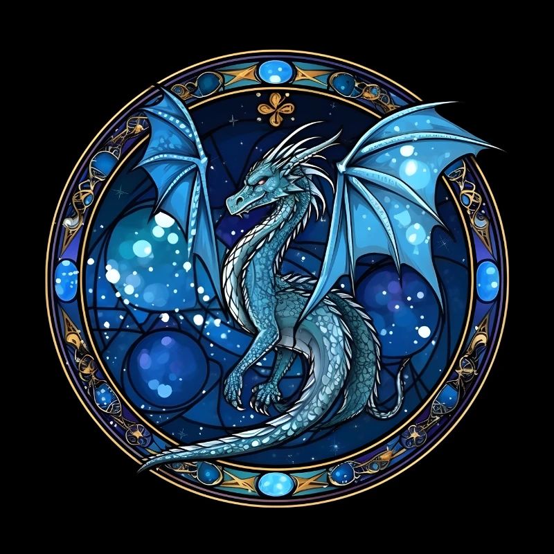 Glas-Drache
