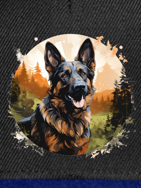 Deutscher Schäferhund im Wald