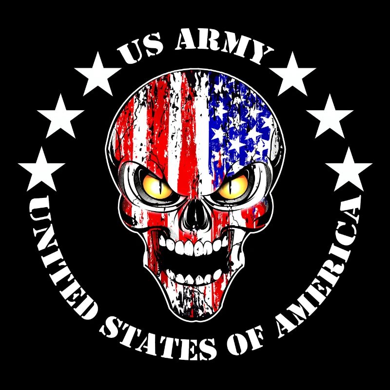Schädel der US-Armee