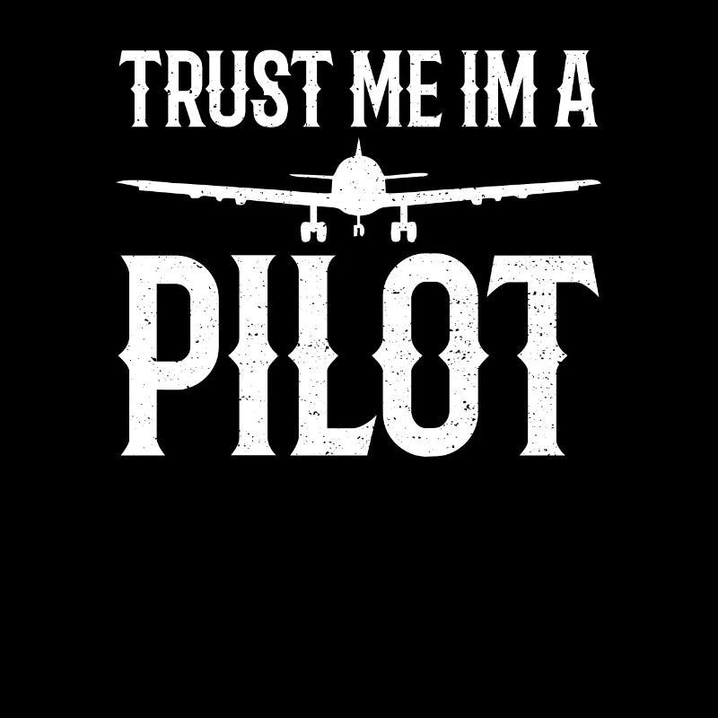 Trust Me I'm a pilot flying pilot plane