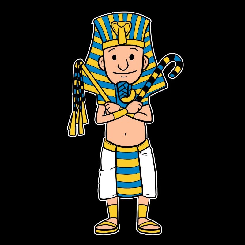 Pharaoh king egyptian pyramid gift idea
