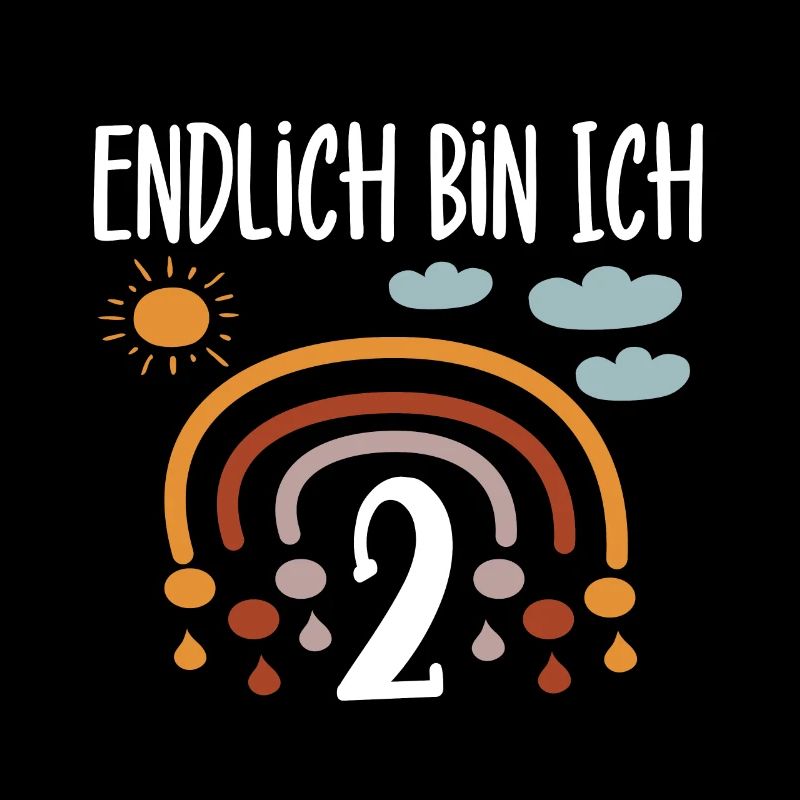 2. Geburtstag Endlich ich bin 2 Geburtstagsdesign