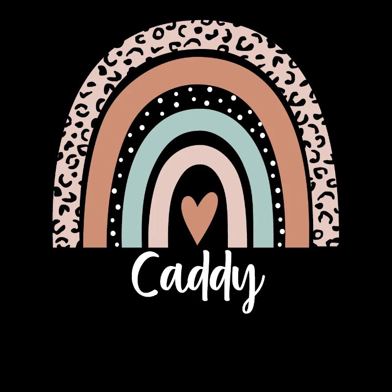 Caddy Regenbogen Leopard Lustiger Caddy Wertschätzung