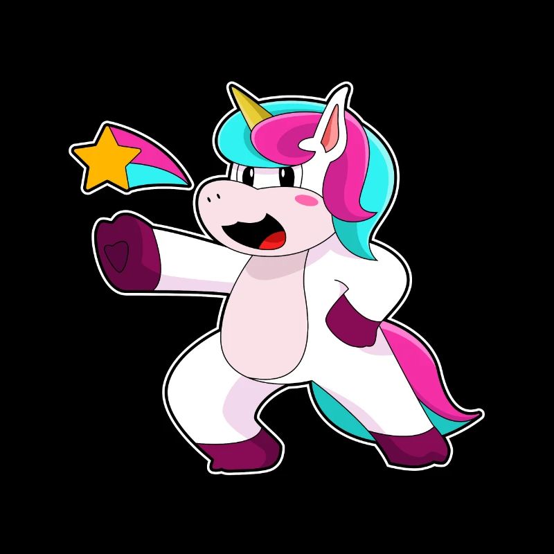 Einhorn mit Stern