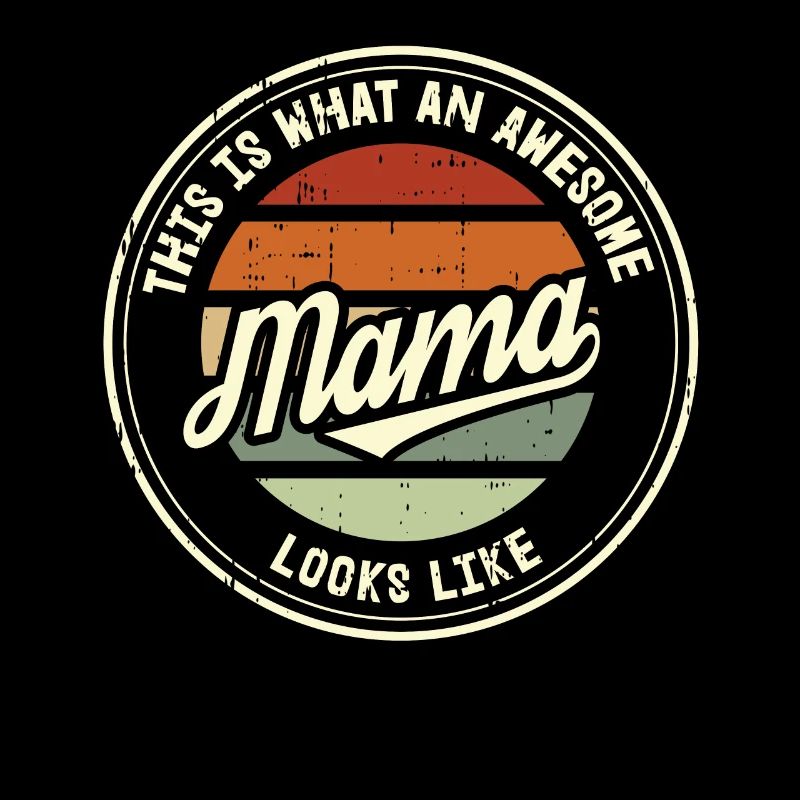Bester Mama Muttertag Mutter Mom Retro Geschenk
