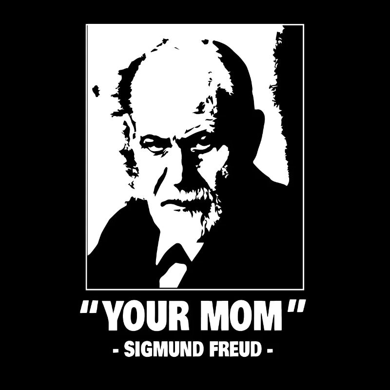 Sigmund Freud Deine Mutter Zitat Witz Geschenk