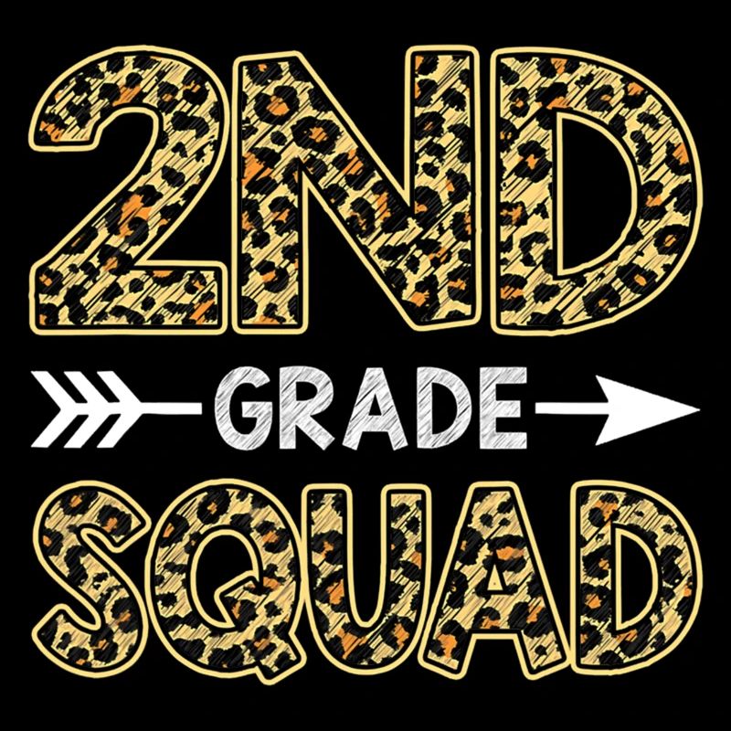 2Nd Grade Squad Leopard Second Grade Teacher Stud