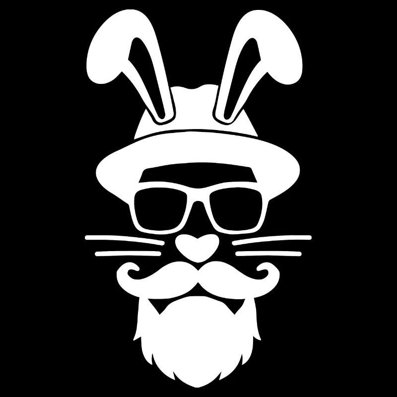 Hipster Easter Happy Easter Rabbit Rabbit