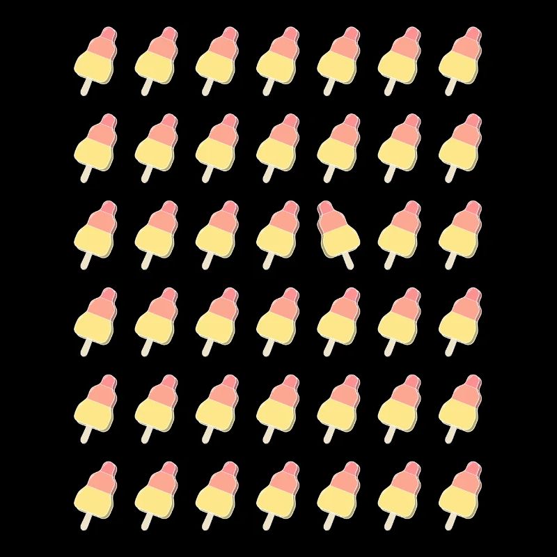 Fusées à motif de cornet de glace - OCD
