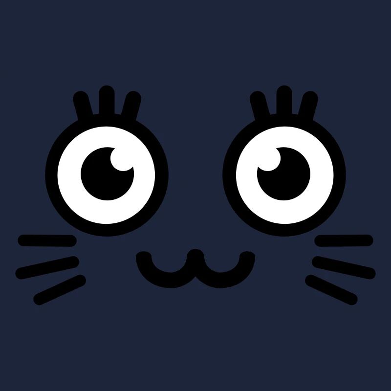 visage mignon de minou