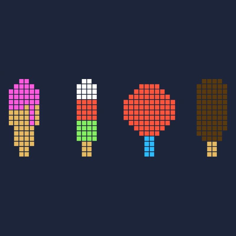Pixel Eis - Retro Eiscreme