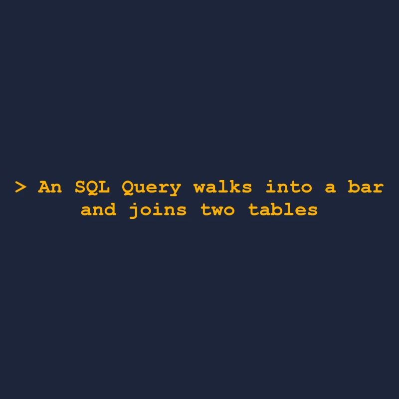 T-shirts Nerd pour les experts SQL