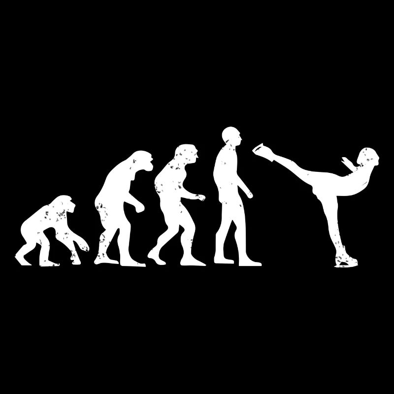 L’évolution d’un patineur sur glace Impressionnant