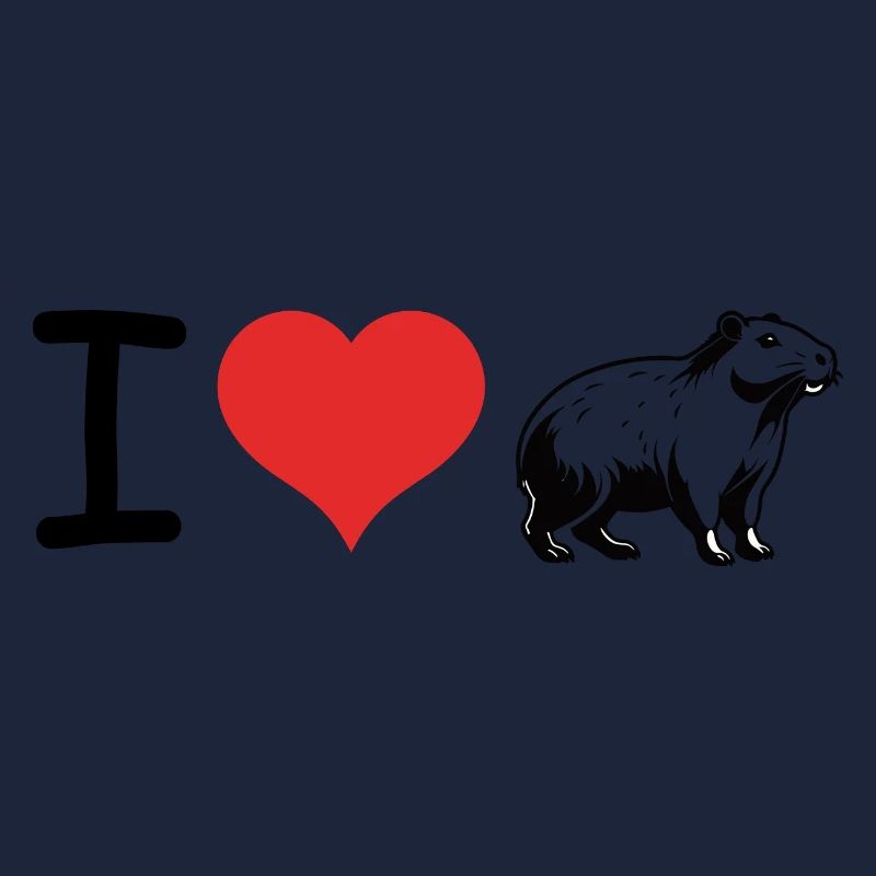 J’aime Capybara Citation - Pet Design