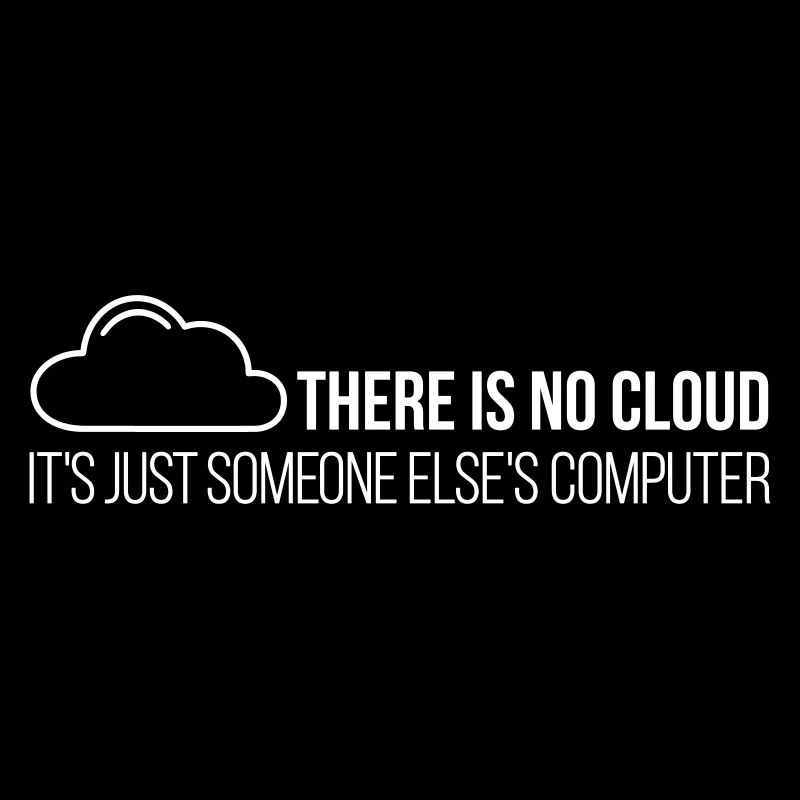 There is no cloud 1C programmer shirt