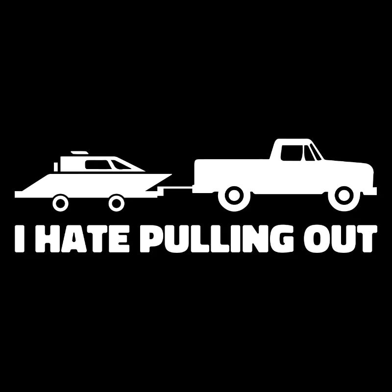 I Hate Pulling Out Retro Boating Boat Captain
