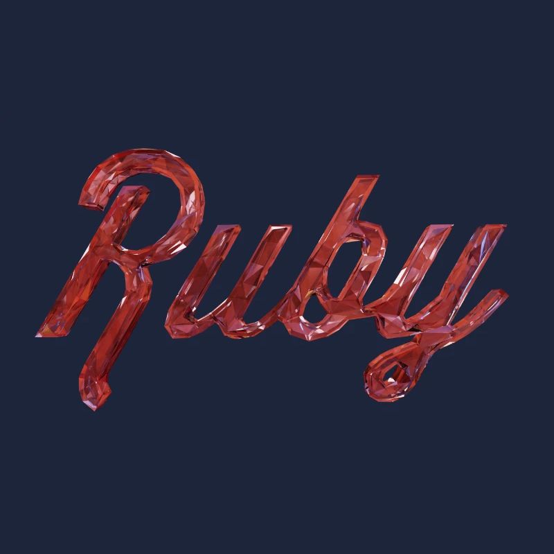 Texte stylisé Ruby
