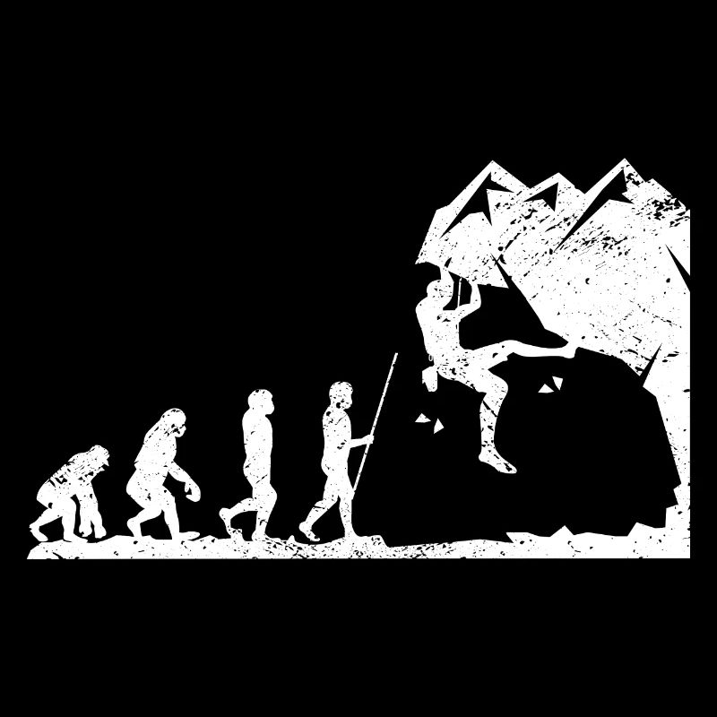 Klettern Bouldern Evolution Bergsteigen Kletterer