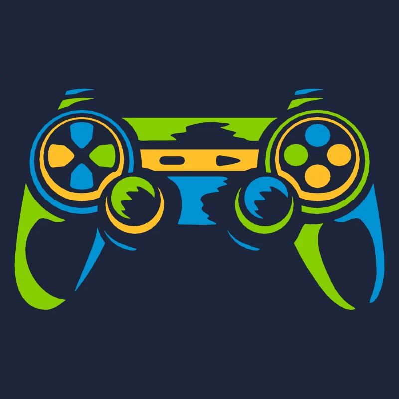 Colorful Controller Retro Console