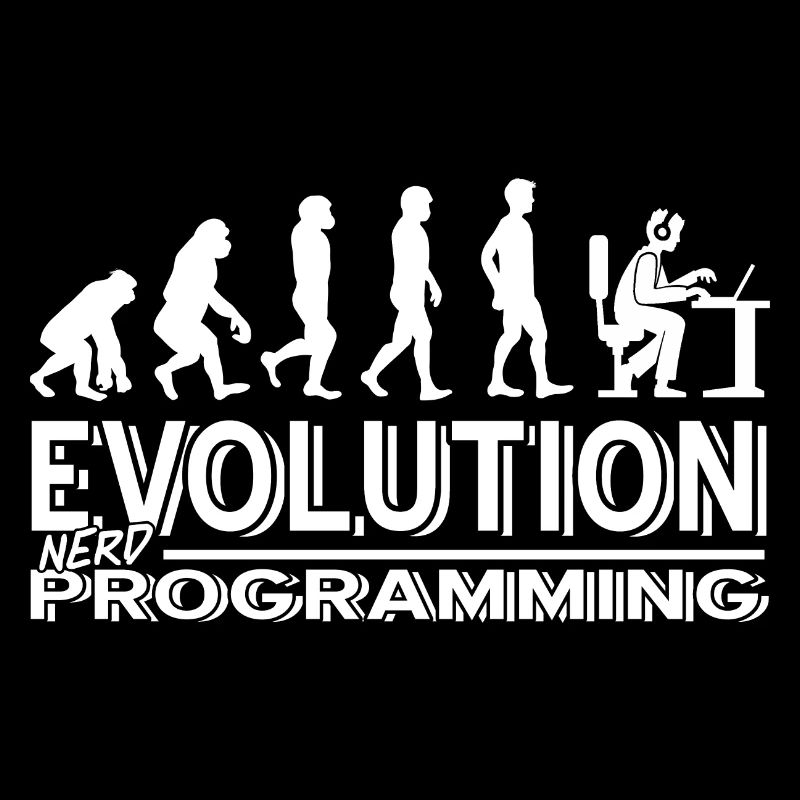 Cool drôle évolution de la programmation T-shirt