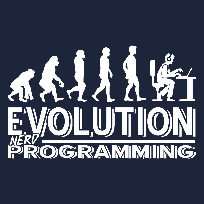 Cool drôle évolution de la programmation T-shirt