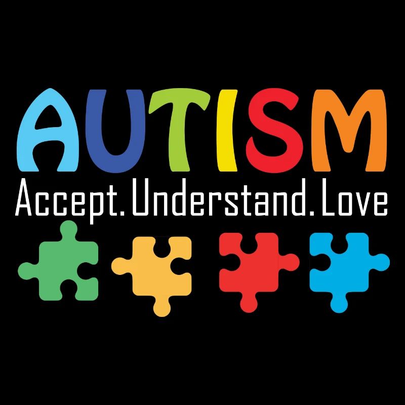 T-shirts de sensibilisation à l’autisme Accepter Cher