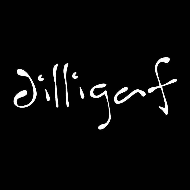 DILLIGAF écrit à la main