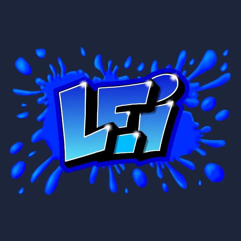 GRAFFITI FIRST NAME LEI PRINTABLE