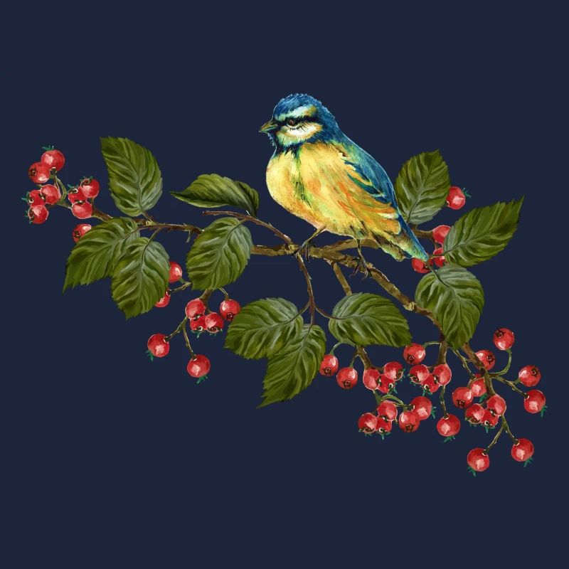 Bunter Vogel