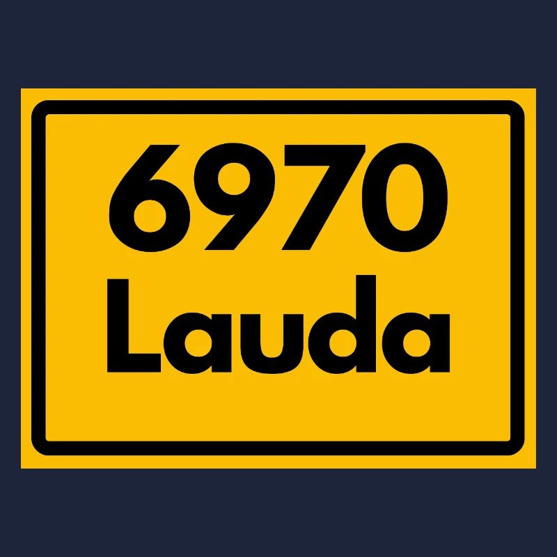 ANCIEN CODE POSTAL RETRO 6970 LAUDA HEIMATSTOLZ