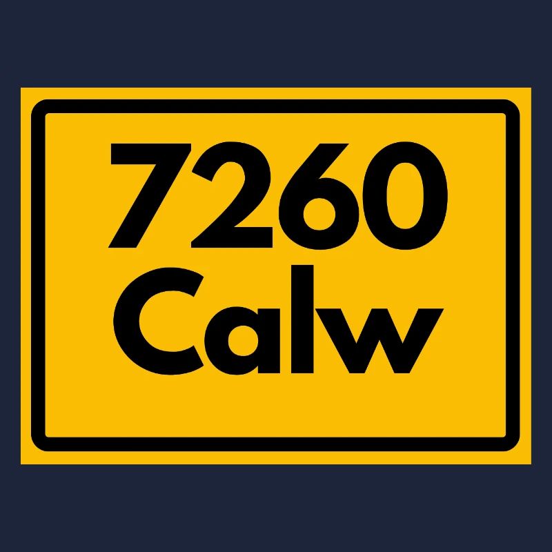 OLD POSTCODE POSTCODE RETRO 7260 CALW HEIMATSTOLZ