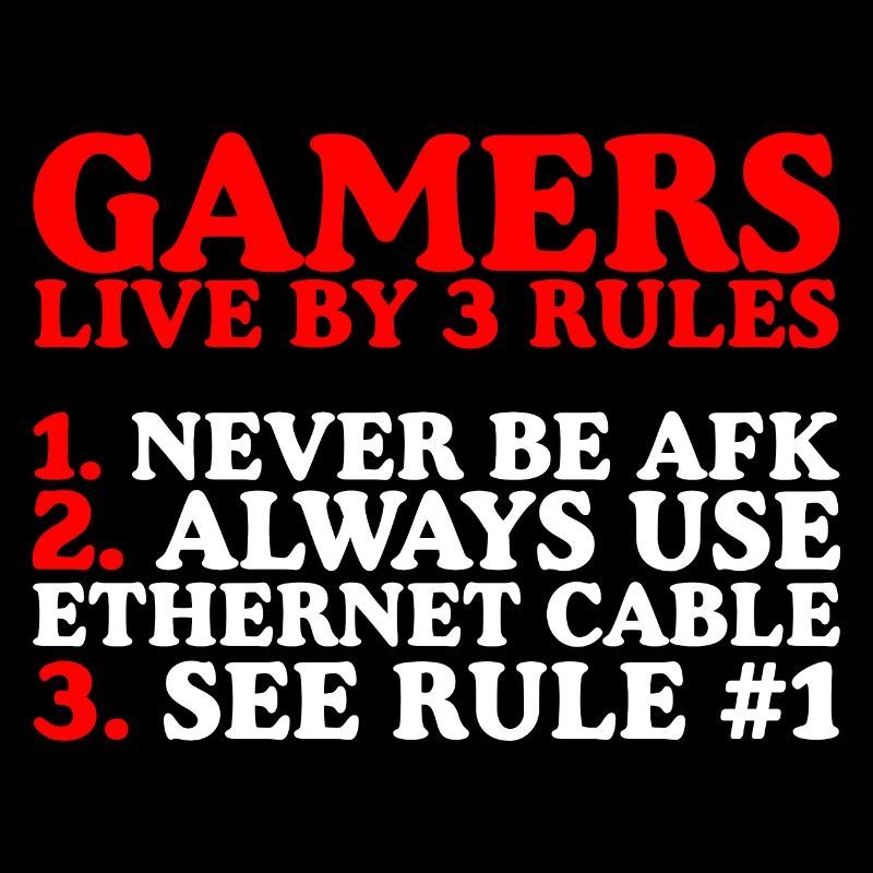 Gamers Live By 3 Rules, Never Be Afk,... 2