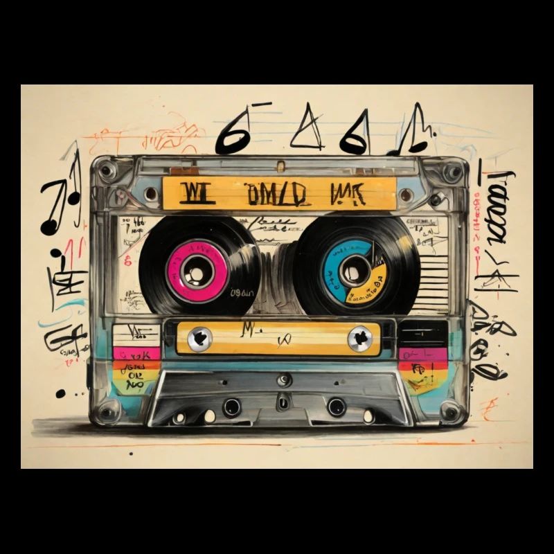 cassette tape.